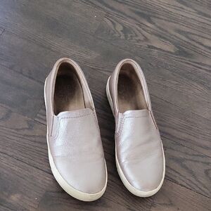 Well Worn Slip-On Leather Sneakers